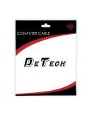 Кабел, DeTech, HDMI - HDMI M/М, 30m, С оплетка и ферит - 18313