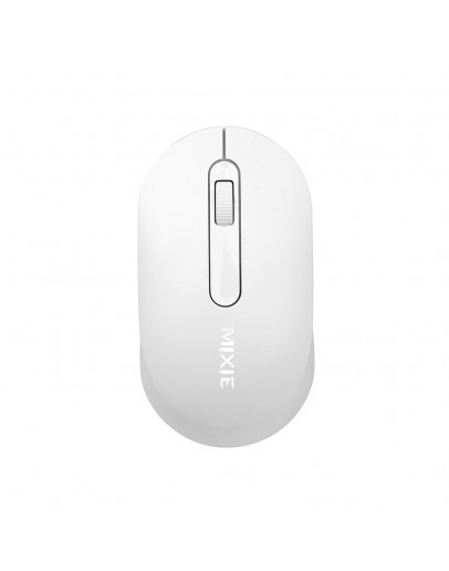 Мишка Mixie R518, Безжична, USB, 3D, Бял - 757
