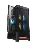 COUGAR AIRFACE RGB PC Case, Mid Tower, Black