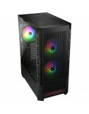 COUGAR AIRFACE RGB PC Case, Mid Tower, Black