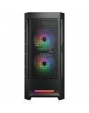 COUGAR AIRFACE RGB PC Case, Mid Tower, Black