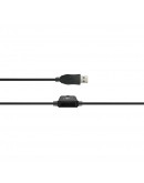 CANYON PC headset CHSU-1 PC Mic USB 2m Black