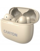 CANYON headset OnGo TWS-10 ANC+ENC Beige