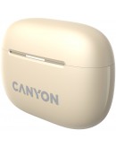 CANYON headset OnGo TWS-10 ANC+ENC Beige