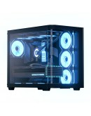 AeroCool кутия Case ATX - P500C-G-BK-v1 - 4 x 120 mm Infinity Mirror A-RGB