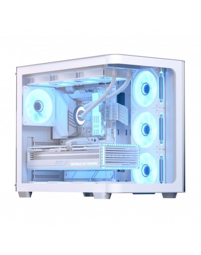 AeroCool кутия Case ATX - P500C-G-WT-v1 - 4 x 120 mm Infinity Mirror A-RGB
