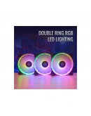 AeroCool комплект вентилатори Fan Pack 3-in-1 3x120mm - DUO 12 Pro - Addressable RGB with Hub, Remote - ACF3-DU10227.11