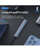 Orico хъб USB3.0/2.0 HUB 4 port, Aluminum - AH-A13-GY