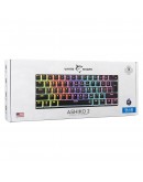 White Shark геймърска механична клавиатура Gaming Mechanical Keyboard ASHIKO 2 - Blue Switches (English US), Black