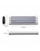 Orico външна кутия за диск Storage - Case - M.2 NVMe/SATA M/B key - USB3.1 Type-C/A, Silicone Protective Case, 10Gbps - AXM2S-G2-V1-GY-BP