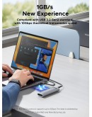 Orico външна кутия за диск Storage - Case - M.2 NVMe/SATA M/B key - USB3.1 Type-C/A, Silicone Protective Case, 10Gbps - AXM2S-G2-V1-GY-BP