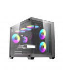 Darkflash кутия Case mATX - B275 PRO Black - 6 x 120 mm Infinity Mirror A-RGB