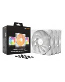 be quiet! комплект вентилатори Fan Pack 3-in-1 3 x 140mm - LIGHT WINGS LX 140mm PWM high-speed White Triple-Pack