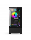 Aigo кутия Case ATX - C365 Black - 3 x 120 mm A-RGB fans included