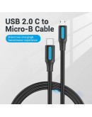Vention Кабел USB 2.0 C M / Micro-B USB M 0.5m - COVBD