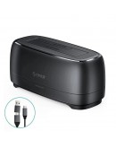 Orico докинг станция Storage - HDD/SSD Dock - 2.5/3.5 inch USB-C/A - DD18C3-EU-BK