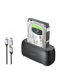 Orico докинг станция Storage - HDD/SSD Dock - 2.5/3.5 inch USB-C/A - DD18C3-EU-BK