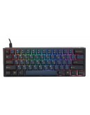 Ducky професионална геймърска механична клавиатура Professional Gaming Mechanical Keyboard One 3 Pro Mini Nazca Line - 8K, Cherry MX2A RGB Speed Silver