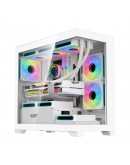 Darkflash кутия Case mATX - DS900M White - 6 x 120 mm Infinity Mirror A-RGB