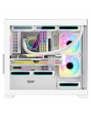 Darkflash кутия Case mATX - DS900M White - 6 x 120 mm Infinity Mirror A-RGB