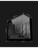 Darkflash кутия Case mATX - DS900M White - 6 x 120 mm Infinity Mirror A-RGB