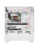 Darkflash кутия Case ATX - DY460 White - 4 x 120 mm A-RGB fans included, USB-C
