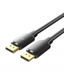 Vention Кабел Cable - Display Port v1.2 DP M / M Black 4K 1M - HAKBF