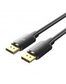 Vention Кабел Cable - Display Port v1.2 DP M / M Black 4K 1.5M - HAKBG