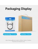 Vention Кабел Cable - Display Port v1.2 DP M / M Black 4K 1.5M - HAKBG