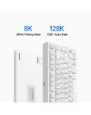 MCHOSE геймърска механична клавиатура Gaming Mechanical Keyboard Jet75 - 8K, Kailh Magnetic God Switch [Linear] (English US), Black