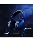 MCHOSE безжични геймърски слушалки Wireless Gaming Headphones - V9 Pro Steel Black - Bluetooth , 2.4G