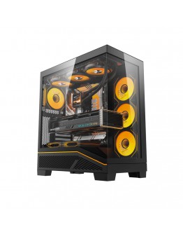 Darkflash кутия Case ATX - K430 Black - 6 x 120 mm A-RGB fans included, USB-C