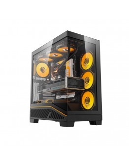 Darkflash кутия Case ATX - K430 Black - 6 x 120 mm A-RGB fans included, USB-C