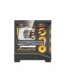 Darkflash кутия Case ATX - K430 Black - 6 x 120 mm A-RGB fans included, USB-C