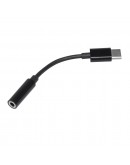 Makki преходник Adapter Type-C M to 3.5mm audio jack 4P F, Black - MAKKI-CBL-C-AUDIO-BK