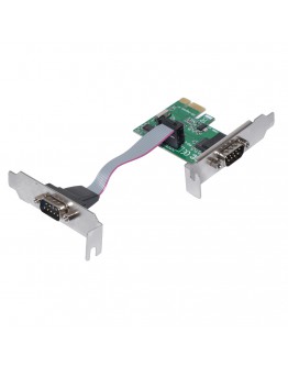 Makki нископрофилна карта Low Profile PCI-E card to 2 x Serial port - MAKKI-PCIE-SERIAL-LP