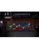 Marvo геймърска механична клавиатура Gaming Mechanical Keyboard Arma 67 KG935 - 1K, TNT Peach Switches [Linear], (English US)