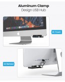 Orico хъб USB 3.0 HUB Clip Type 4 port - aux Micro-USB power input, Black - MH4PU-P-BK