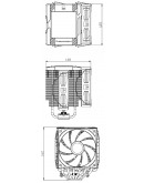 Thermalright охладител CPU Cooler Peerless Assassin 120 Digital A-RGB Black - Dual-Tower - LGA1851/AM5