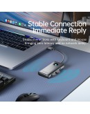 Orico докинг станция Docking Station Type-C Power Distribution 60w - PW11-5P-GY-EP - HDMI, USB3.0 x1, USB2.0 x1