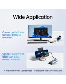 Orico докинг станция Docking Station Type-C - PW11-6PR-GY-EP - HDMI x 1, USB-C x 1, USB3.0 x 3, USB-C PD100W x 1, LAN x 1 (1Gbps)