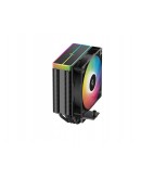 DeepCool охладител CPU Cooler AG400 Black - Addressable RGB V2 - LGA1851/AM5