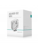 DeepCool охладител CPU Cooler AG400 G2 WH - LGA1851/AM5