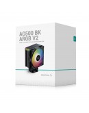 DeepCool охладител CPU Cooler AG500 BK - Addressable RGB V2 - LGA1851/AM5