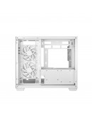 DeepCool кутия Case mATX - CG330 3F WH - 3 ARGB Fans