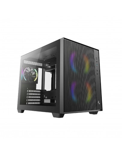 DeepCool кутия Case mATX - CG330 MESH 3F
