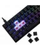 White Shark геймърска механична клавиатура Gaming Mechanical Keyboard SHINOBI 2 - YUSYA 5P Red Switches (English US), Black