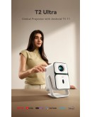 Wanbo преносим смарт проектор Portable Smart Projector - T2 Ultra - White, 500 ANSI, Android TV 11 OS