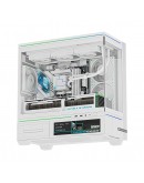 Thermalright кутия Case mATX - TL-M10 Vision White - 9.16 inch LCD Display, USB-C