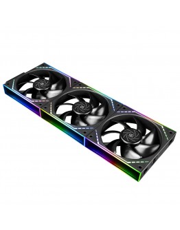 Thermalright Комплект вентилатори Fan Pack 3-in-1 3x120mm - TL-M12Q x 3 - Infinity Mirror, Daisy-Chain, A-RGB